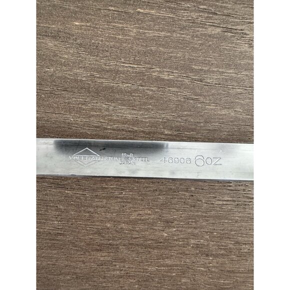 VTG Vollrath Lot Of 2 Teal Ladle Stainless Steel 6oz & 8oz - Picture 7 of 8